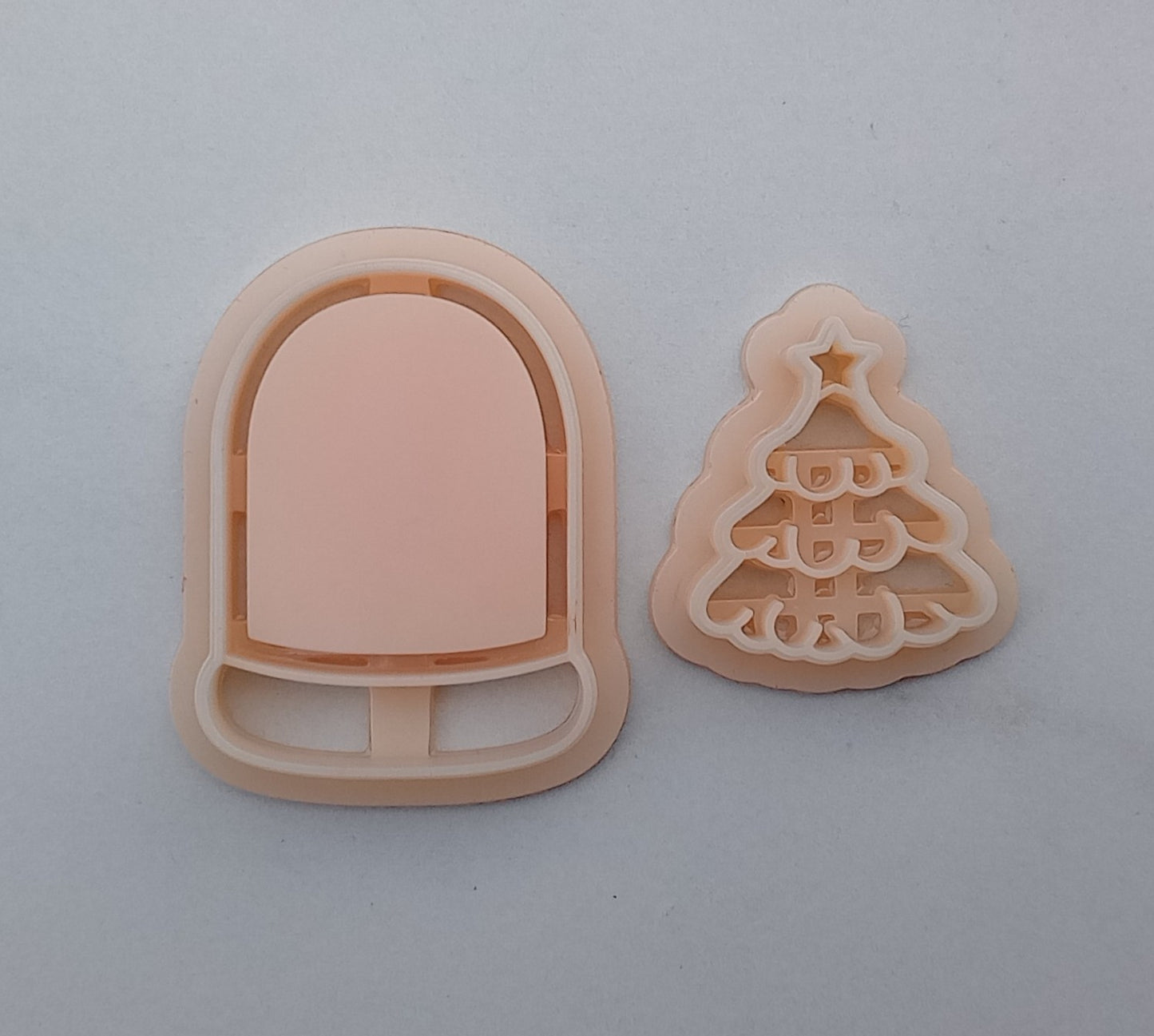 Glass Dome | Christmas Tree | Snow Globe | Polymer Clay Cutter